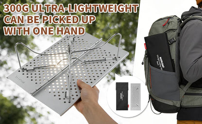 MAPLEAF Camping Mini Table Ultralight High Load 15kg Easy Clean Fishing Table Outdoor Portable Folding Hiking Desk Picnic Table
