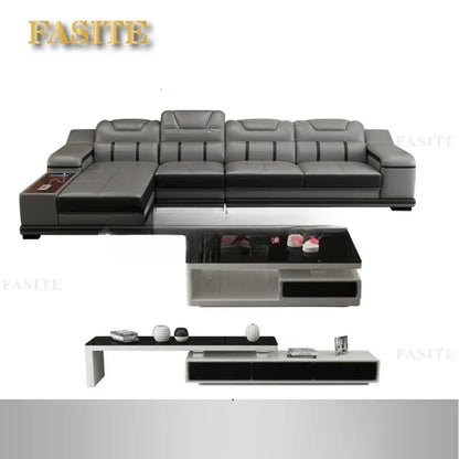 Genuine Leather Sofa Cama Leather Couch Big Sofas Sleeper Sofa Set Living Room Furniture Sofas Modern Sectional Sofa