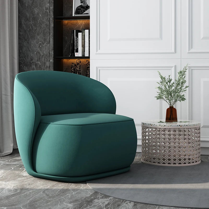 Modern fabric tufted, office living room sofa chair, single leisure chair