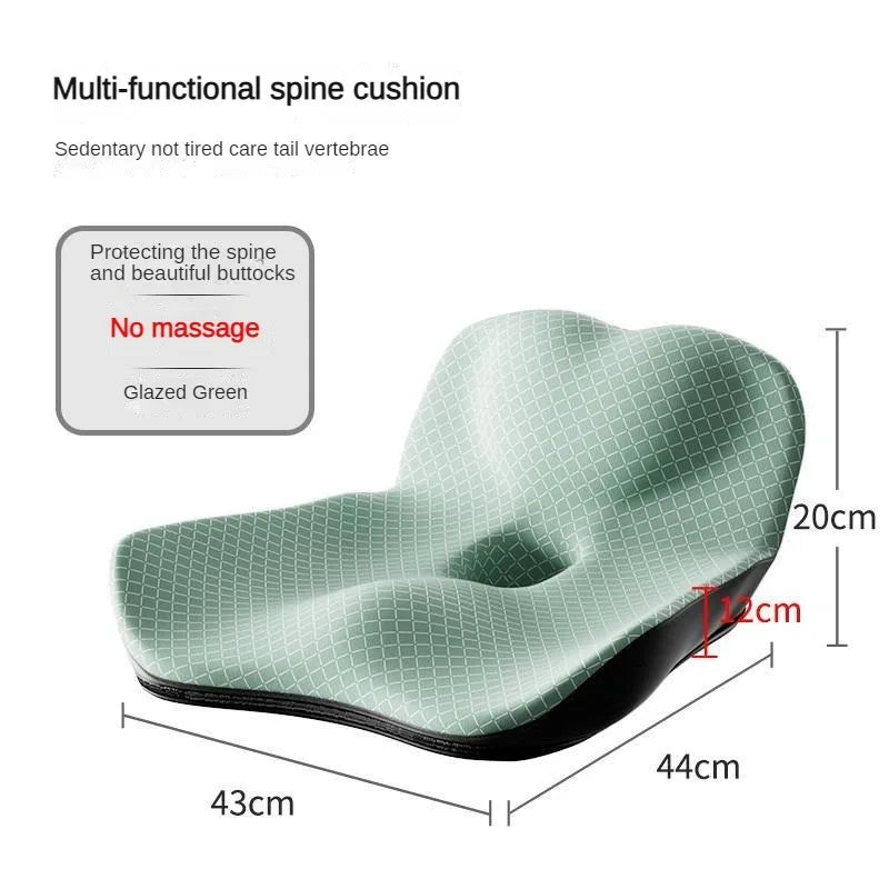 Coccyx Memory Foam Chair Orthopedic Pillow Office Seat Pad Hemorrhoid Treat Car Seat Big Cushion Relief Pain Tailbone Pillow