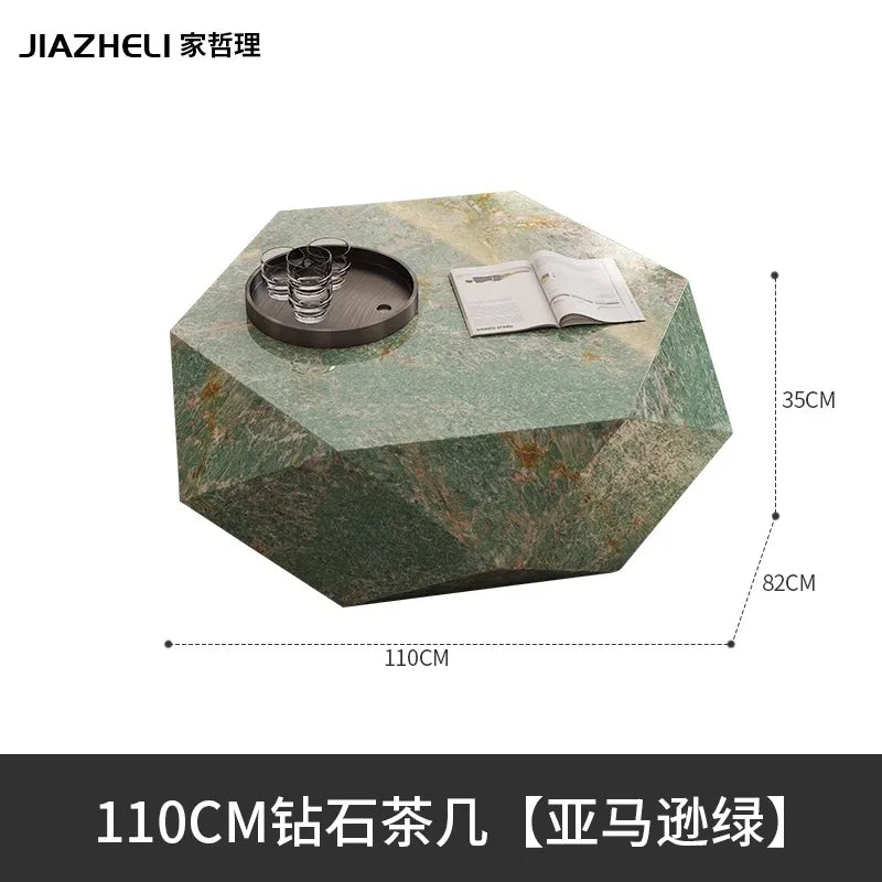 Coffee table small apartment rock slab designer atmospheric Italian living room high-end creative coffee table