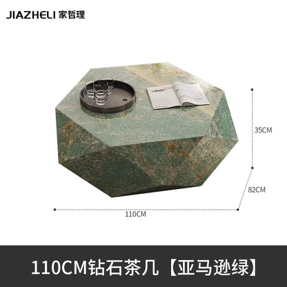 Coffee table small apartment rock slab designer atmospheric Italian living room high-end creative coffee table