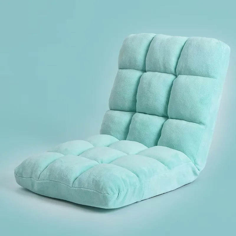 Multifunctional Simple Leisure Single Sofa Chair Recycled Foam Folding Adjustable backrest Floor Chair for Living Room Study