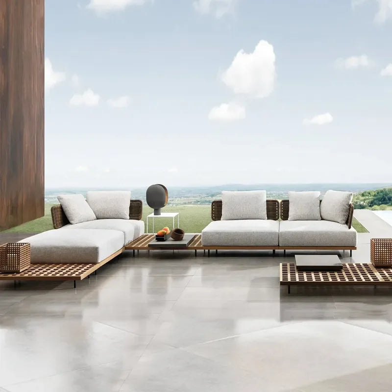 Custom Design Pastoral Garden Set Pastoral Garden Set Plastic Rattan Patio Furniture Set
