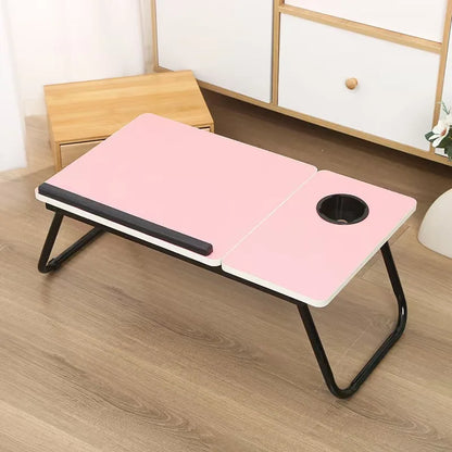 Adjustable Tilting Laptop Desk Sofa Bed Writing Notebook Computer Desk Breakfast Tray Folding Portable Table