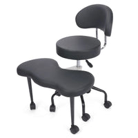 Cross Leg Chair - Meditation Chair with Wheels, ADHD Chair, Height Adjustable Seat, Adjustable Footstool
