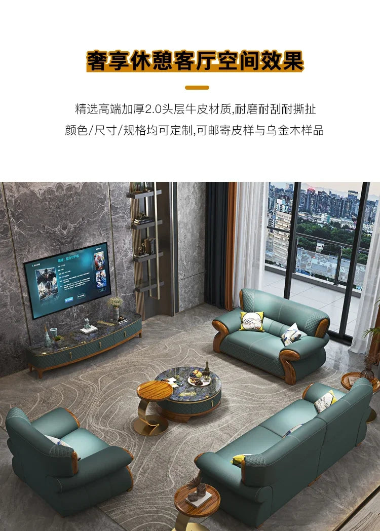 Aesthetic Nordic Living Room Sofas Pouf Leather Minimalist Modern Living Room Sofas Lounge Koltuk Takımı Postmodern Furniture