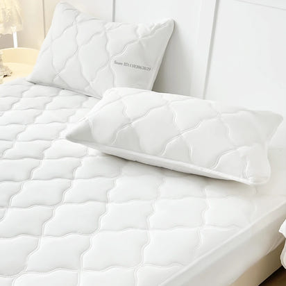 Fitted Bed Sheet Protector Breathable Waterproof Bedspreads Cover Anti-mite Anti-bacterial