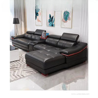 -High Quality Multi-functional Leather Sofa Modern Living Room Couch Sofa Set Furniture