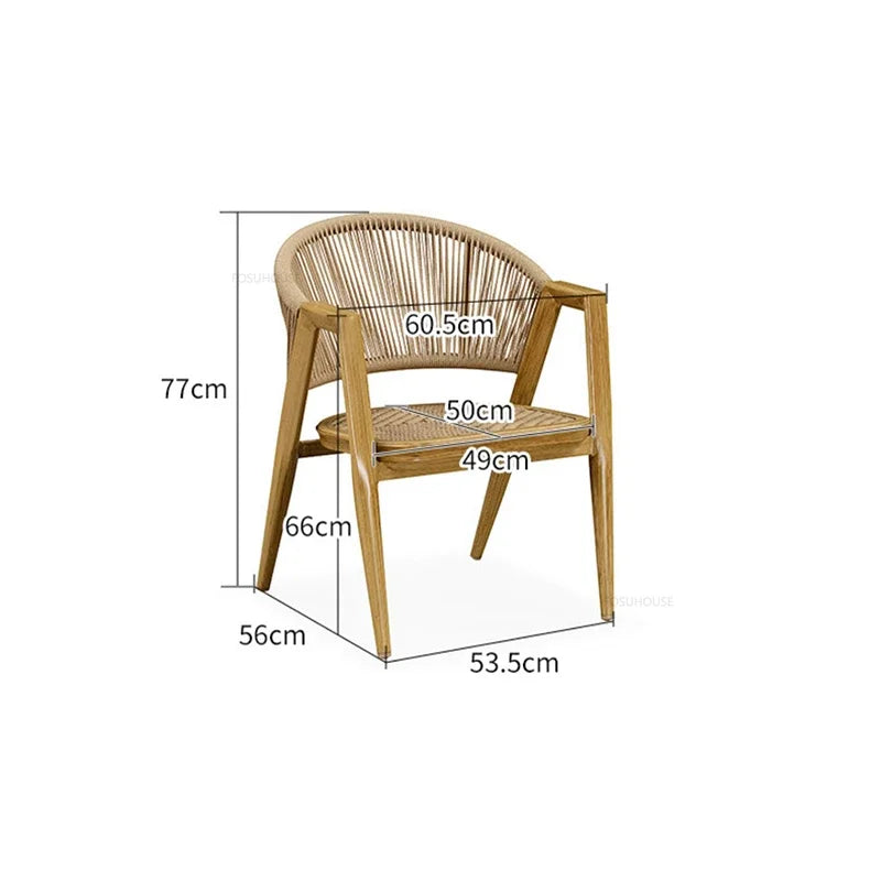 Waterproof and Sun-proof Garden Outdoor Chairs Leisure Outdoor Furniture Aluminum Alloy Chair Modern Patio Balcony Table Chairs