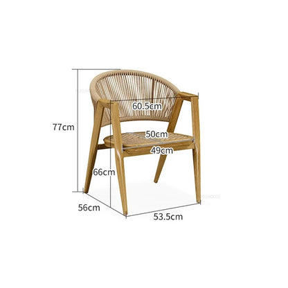 Waterproof and Sun-proof Garden Outdoor Chairs Leisure Outdoor Furniture Aluminum Alloy Chair Modern Patio Balcony Table Chairs