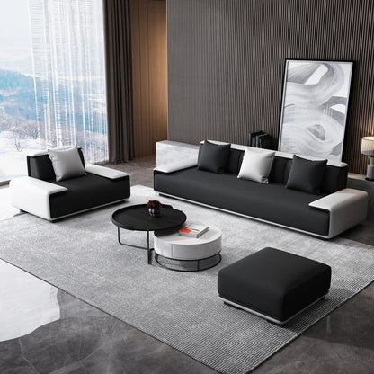 / Customizable Modern Concise Style Office Reception Waiting Sofa Set Leather Reclining Sofa