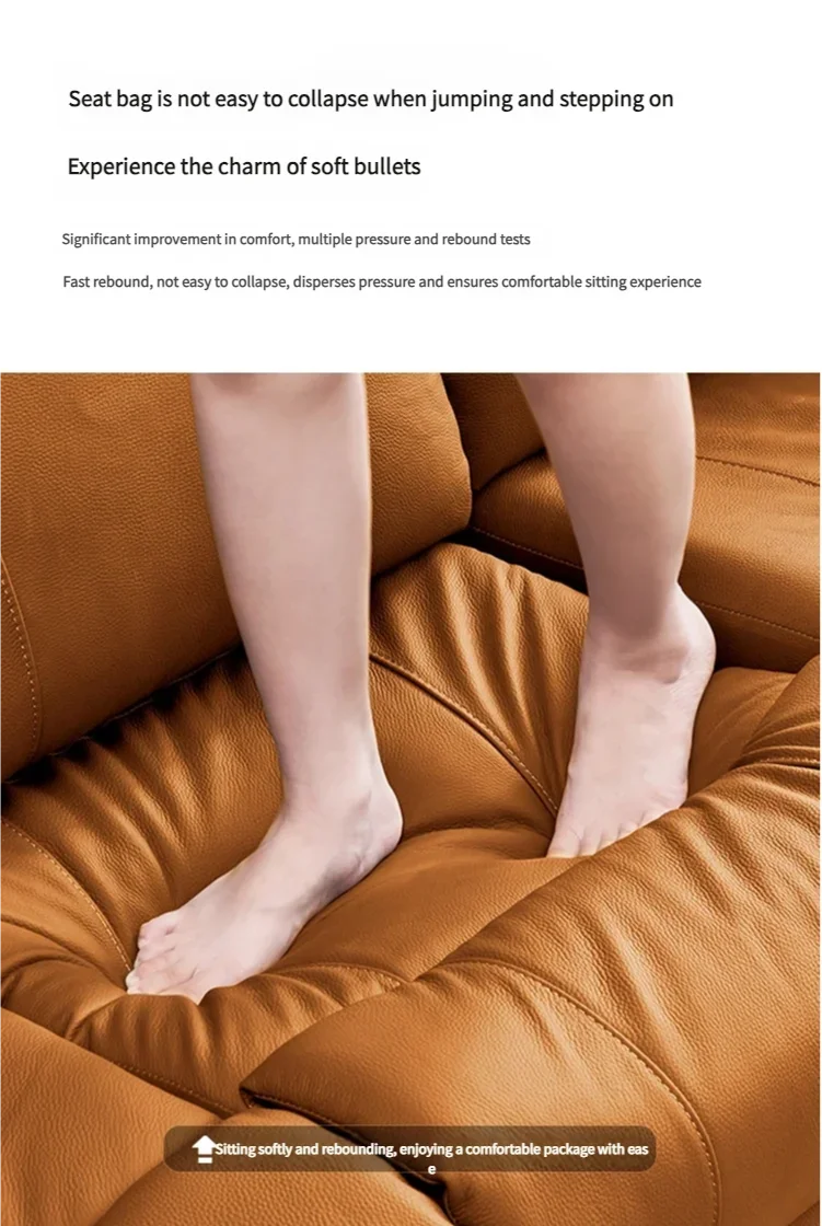 Relaxing Genuine Leather Sofa Living Room Electric Reclining Italian Sofa Lounge Luxury Divani Da Soggiorno Apartment Furniture