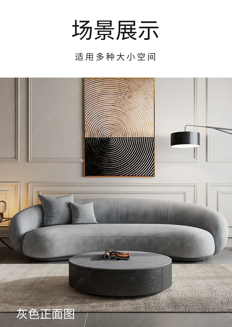 Elastic Luxury Living Room Sofa Modern Aesthetic Elegant Sectional Sofa Designer Replica Muebles Para El Hogar Nordic Furniture