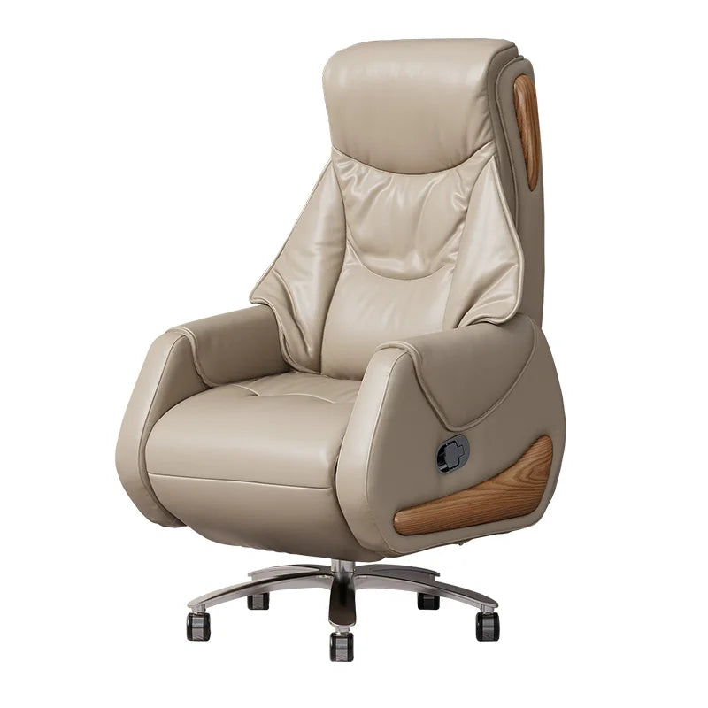 Leather Gaming Chair Meditation Modern Comfortable Office Cute Living Room Chair Durable Elastic Sillas De Oficina Furniture