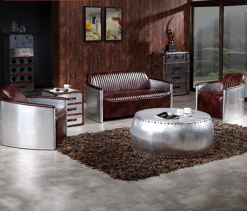 Pilot Retro Industrial Chair Bedroom and Dining Room Loft Style Living Room Sofa Household Furniture Pilot Chair