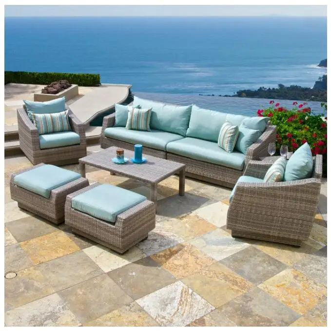 Cheap Leisure Outdoor Rattan Furniture Modern Sofa Set