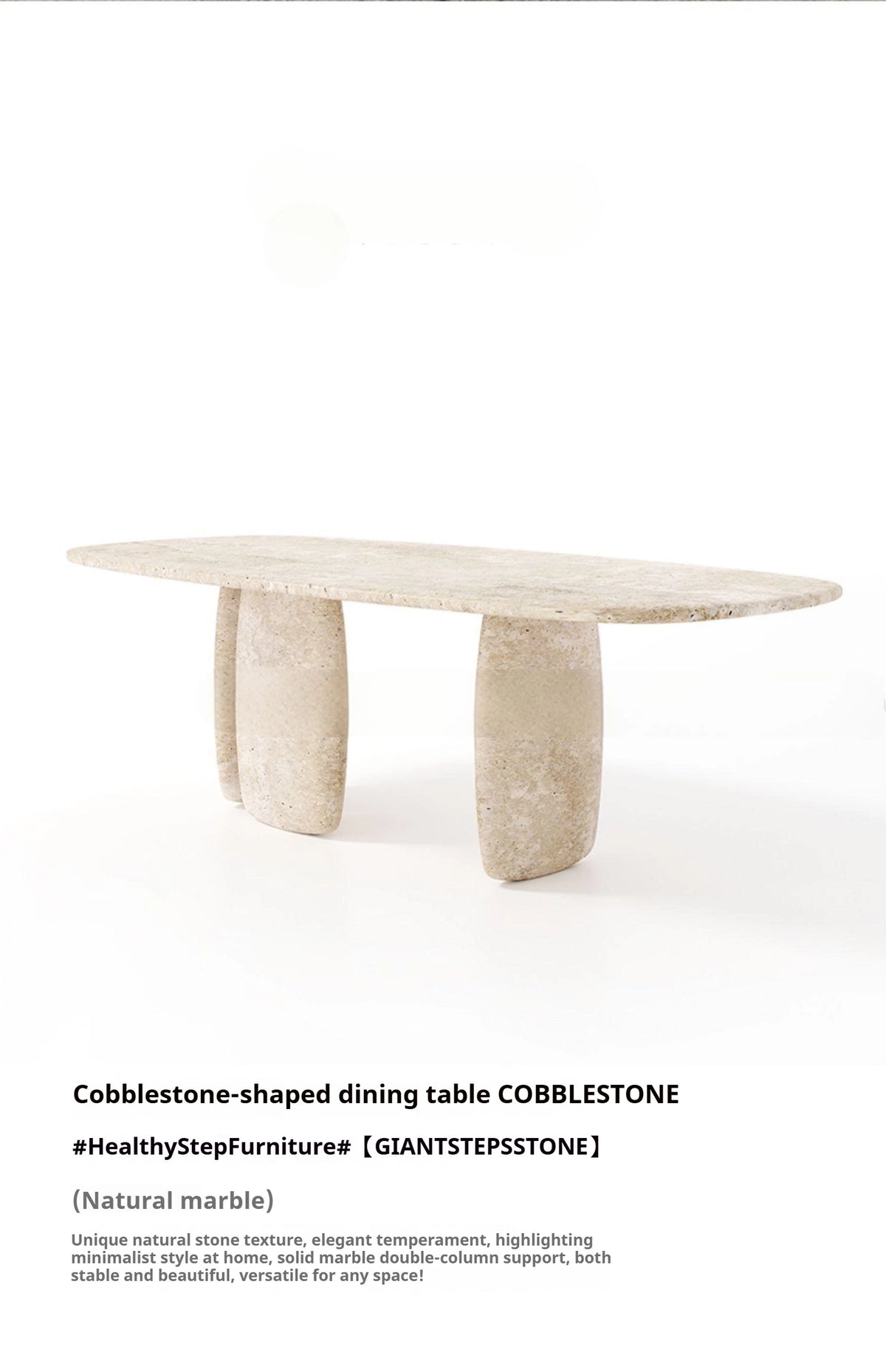 Italian Minimalist Marble Dining Table, Nordic Designer Modern Kitchen Table for Home, Customizable, Safe,, Artful Style