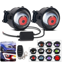 Cool Decoration Dynamic LED Car Headlights Devil Eye LED Car Light Headlight Assembly Modified Eagle Eye Light Cars Accessories