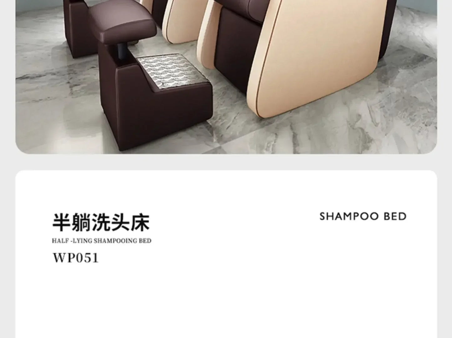 yj5 lx29Beauty Shop Lying Half Shampoo Chair Hairdressing Salon Bed Special Spa Shop Flushing Bed