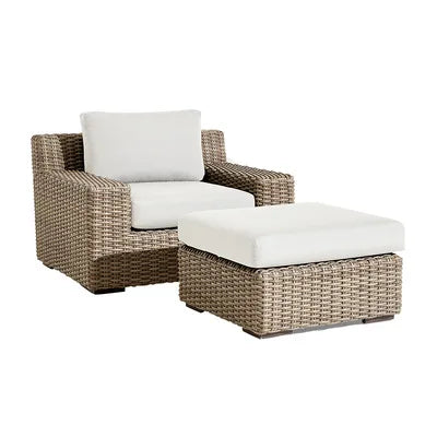 Outdoor sofa courtyard garden terrace leisure waterproof sunscreen art villa rattan furniture combination