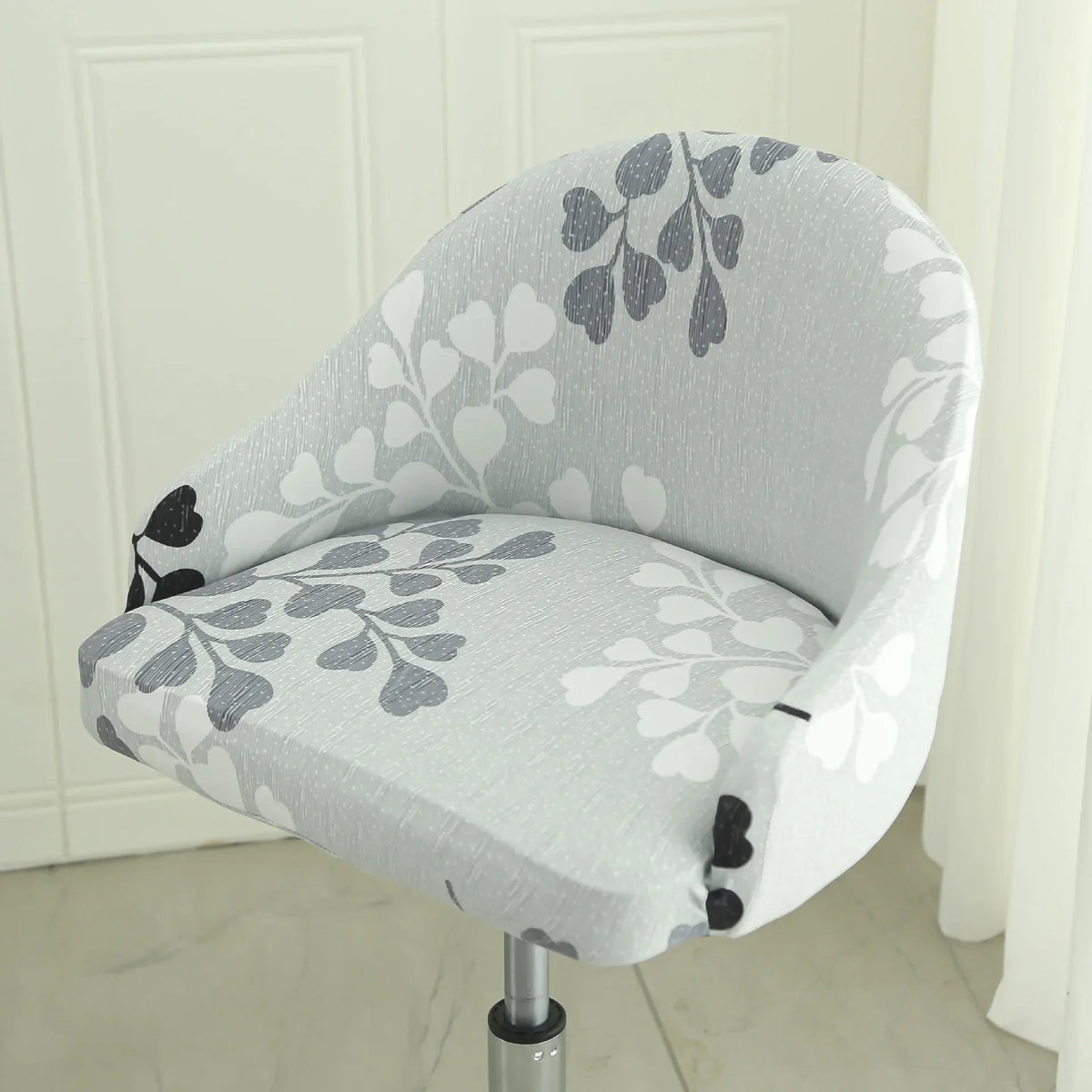 1PC Semi-Circular Universal Wear-Resistant Chair Cover Chair Cover Dust-proof Elastic Restaurant Hotel Dining Chair Cover 의자 커버