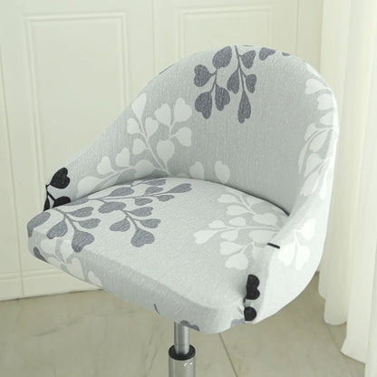 1PC Semi-Circular Universal Wear-Resistant Chair Cover Chair Cover Dust-proof Elastic Restaurant Hotel Dining Chair Cover 의자 커버