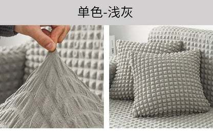 Fabric Skirt 2/3 Seater Sofa Cover 140-230cm Full Package Single Universal Elastic Sofa Slipcovers American Rustic Four Seasons
