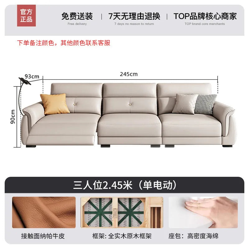 Minimalist Single Electric Sofas Gray European Smart Massage Living Room Sofas Modern Style Sofa Wohnzimmer Furniture For Home