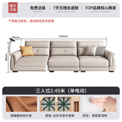 Minimalist Single Electric Sofas Gray European Smart Massage Living Room Sofas Modern Style Sofa Wohnzimmer Furniture For Home