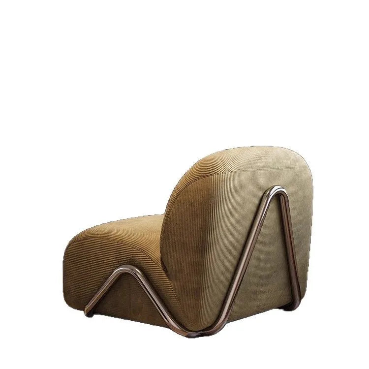 Internet celebrity in the ancient style wabi sabi lazy leisure chair designer Yang fabric single