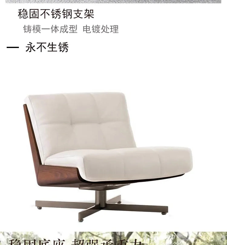 Single sofa rotating sofa chair recliner living room bedroom leisure reading chair