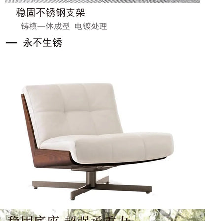 Single sofa rotating sofa chair recliner living room bedroom leisure reading chair
