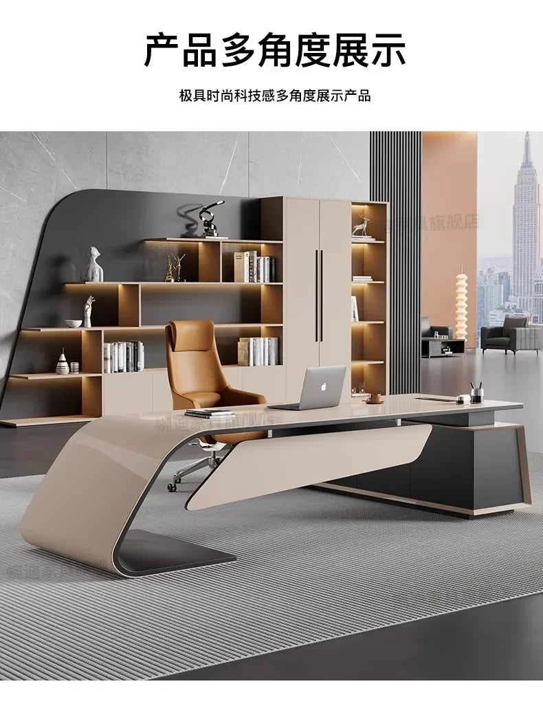 Factory Promotion Computer Desks Work Creativity Creativity Conference Office Desk Reception Secretary  Desk  Unique Designer