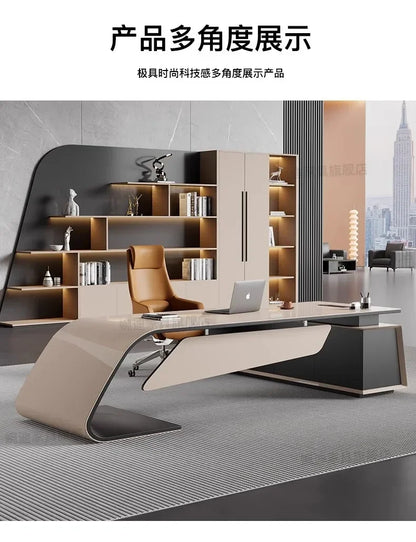 Factory Promotion Computer Desks Work Creativity Creativity Conference Office Desk Reception Secretary  Desk  Unique Designer