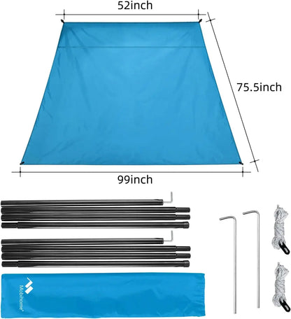 Pop Up Canopy Sun Shelters Shade Tent Pop Up 8.2' X 8.2' - Instant Portable Sports Cabana Umbrella