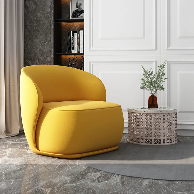 Modern fabric tufted, office living room sofa chair, single leisure chair