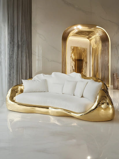 Art Postmodern Sofa Villa Large Flat Floor Furniture High Luxury International Hall A9