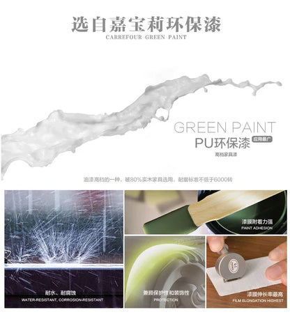 FG10American light luxury solid wood dining table and chair combination European rectangular marble dining table