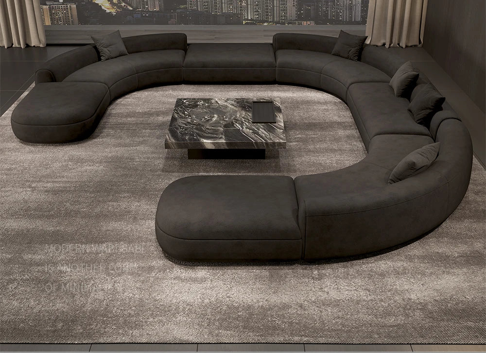 Oversized Black Living Room Sofas Minimalist Nordic Modern Living Room Sofas Lounge Lounge Couch Wohnzimmer Furniture For Home