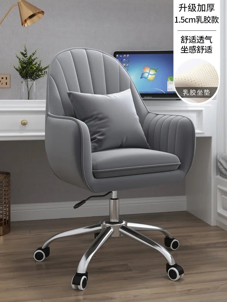 Executive Dormitory Lift Swivel Computer Chair Home Hotel Backrest Office Chairs Study Learning Bedroom Casual Makeup Chair