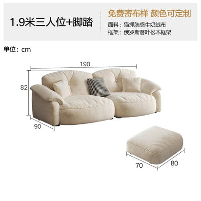 Lounge Living Room Sofas Fabric Minimalist Modern Design Sofa Elegant Comfortable Kanapy