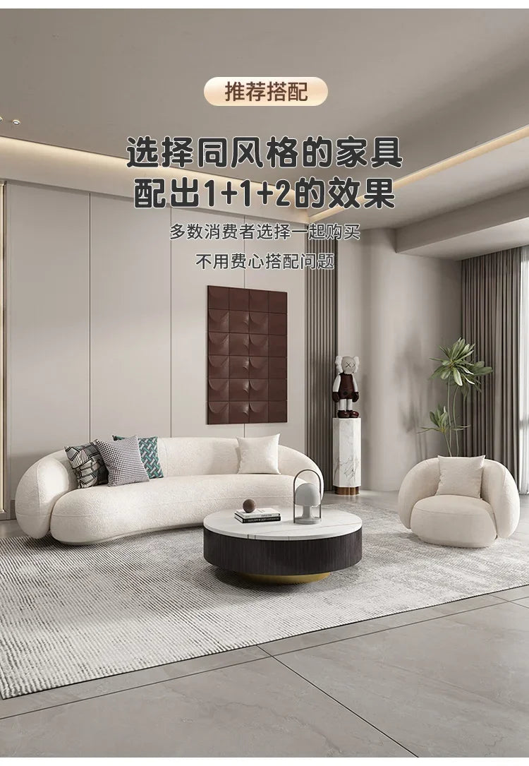 Minimalist Nordic Living Room Sofas Leather Recliner Designer Modern Sofas Luxury Lounge Balcony Cheap Divano Home Furniture