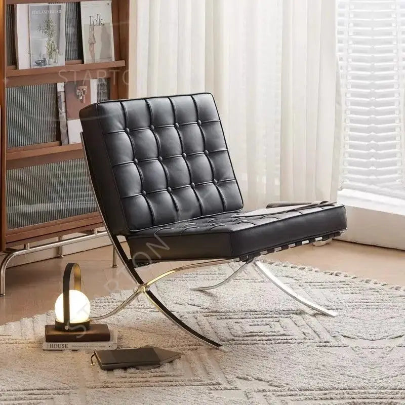 Stylish Barcelona Single, Sofa Chair For, High End Living Room, Italian Designer Lazy, Coffee Sofa Cozy
