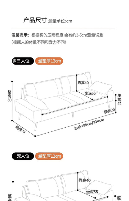 Sofa Bed Transformer Foldable Compression Small Space Furniture Clearance Sofa Beds Armchair Sleeper Recliner Multifunctional