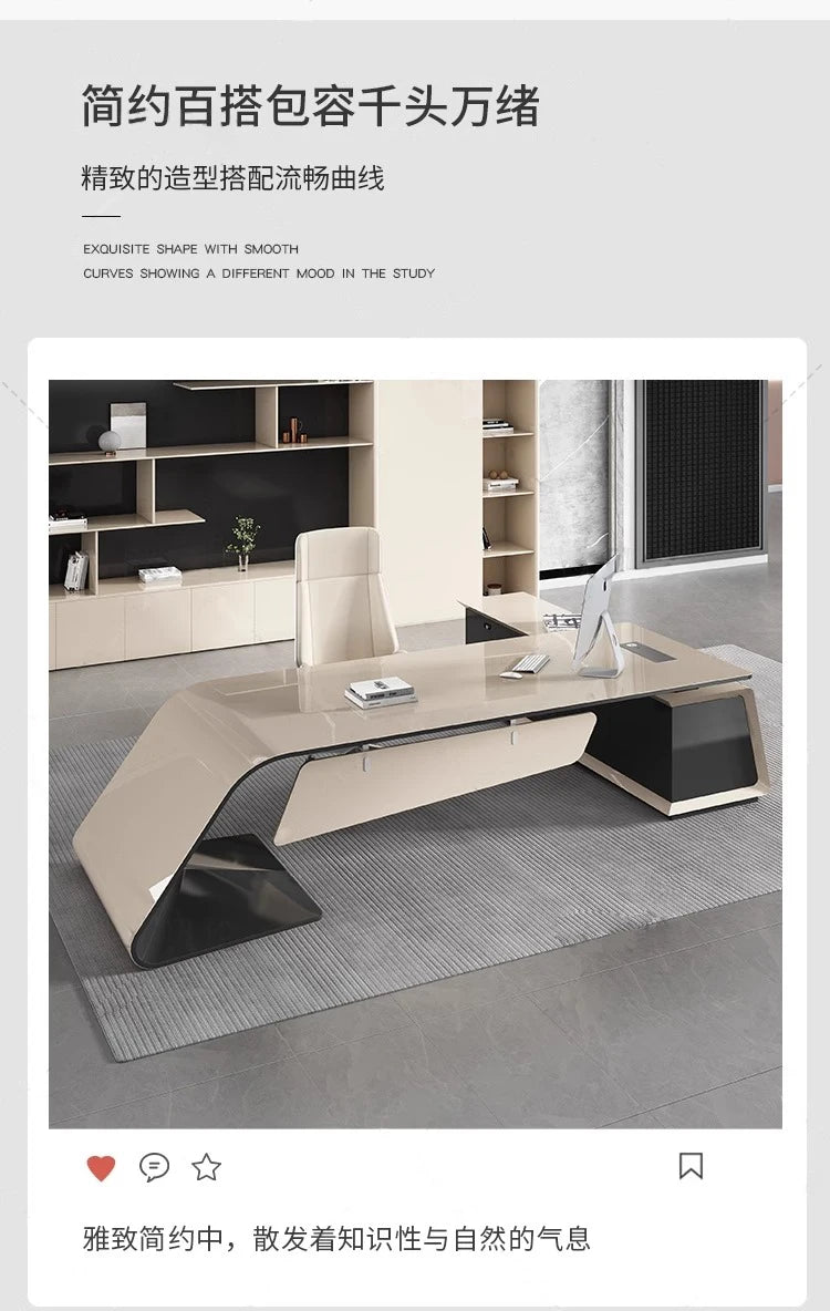 Big Wooden Executive Office Desk White Storage Standing Cheap Executive Office Desk Luxury Corner Mesa De Escritorio Mesa Office