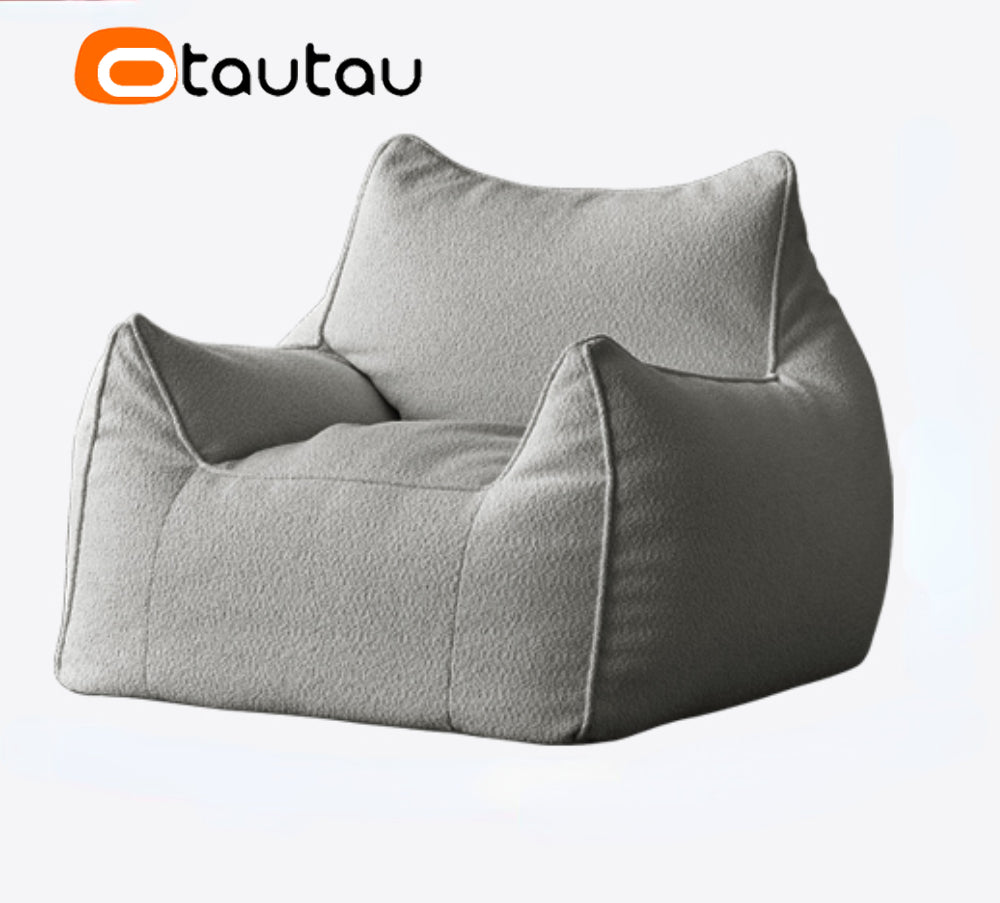 OTAUTAU Bean Bag Sofa Pouf Cover Without Filler Outdoor Waterproof Puff Ottoman Salon Armchair Camping Garden Beach Couch SF114