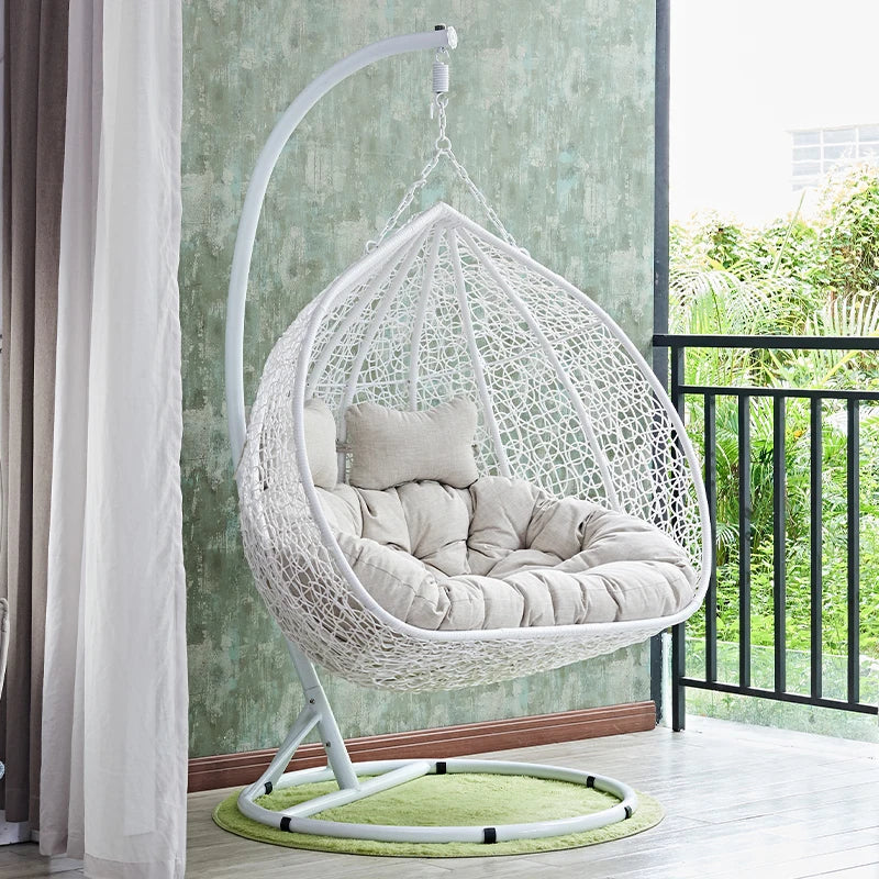 Hanging basket Rattan chair Internet celebrity hammock Indoor household Double rocking chair Balcony Chlorophytum