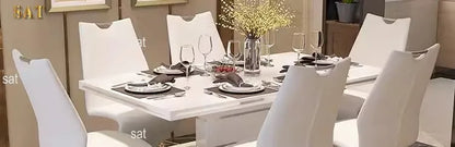 Set Of 2 Luxury Dining Chairs Modern Comfortable Living Room Designer Dining Chairs Aesthetic Beauty Chaise Home Furniture