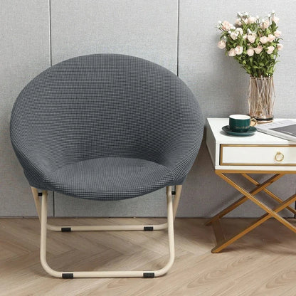 Comfortable Folding Chair Cover Cozy Moon Chair Relaxing Sun Chair Protector Stretchy Soft Cushion Portable Padded Seat Cover